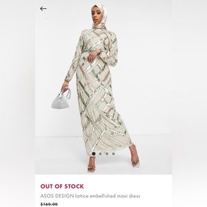 Beautiful Asos sequence dress! Has only been worn once and is in great condition